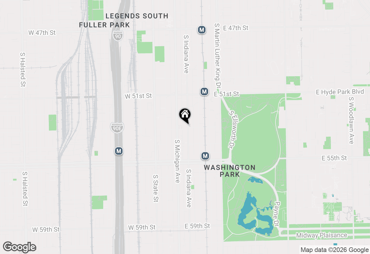 Map of 5254-56 S Indiana Avenue, Chicago, IL 60615