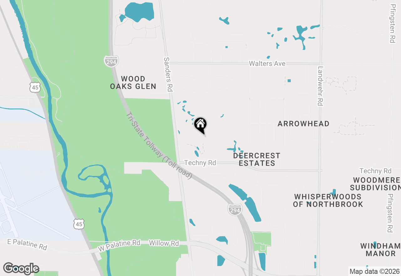 Map of 3860 Mission Hills Road #217, Northbrook, IL 60062