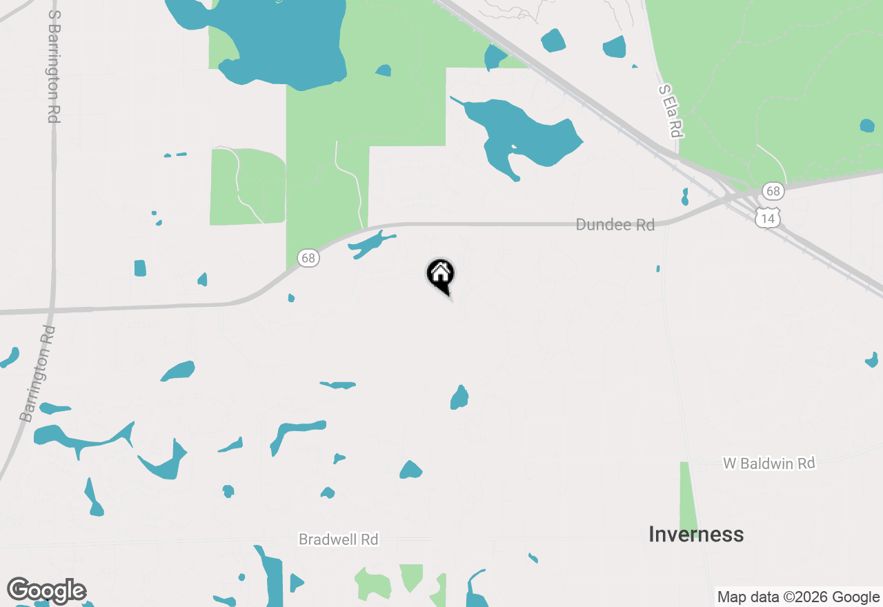 Map of 400 Waterford Lane, Inverness, IL 60010