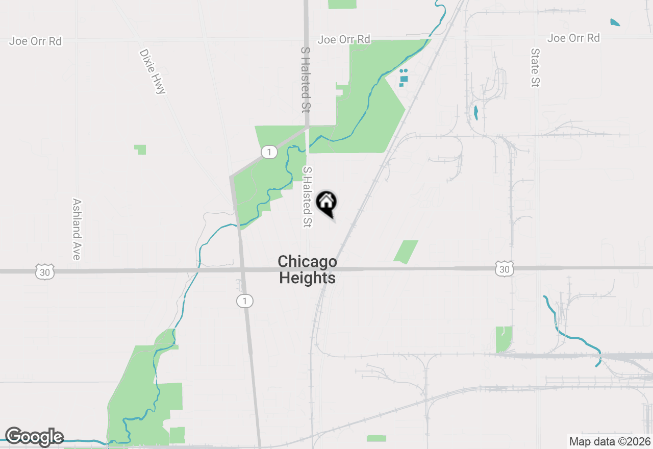 Map of 1221 Emerald Avenue, Chicago Heights, IL 60411