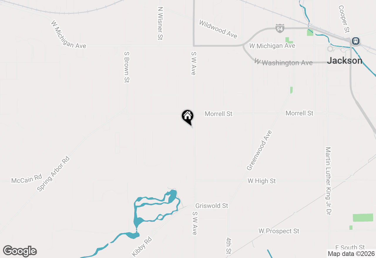 Map of 1011 S Grinnell Street, Jackson, MI 49203