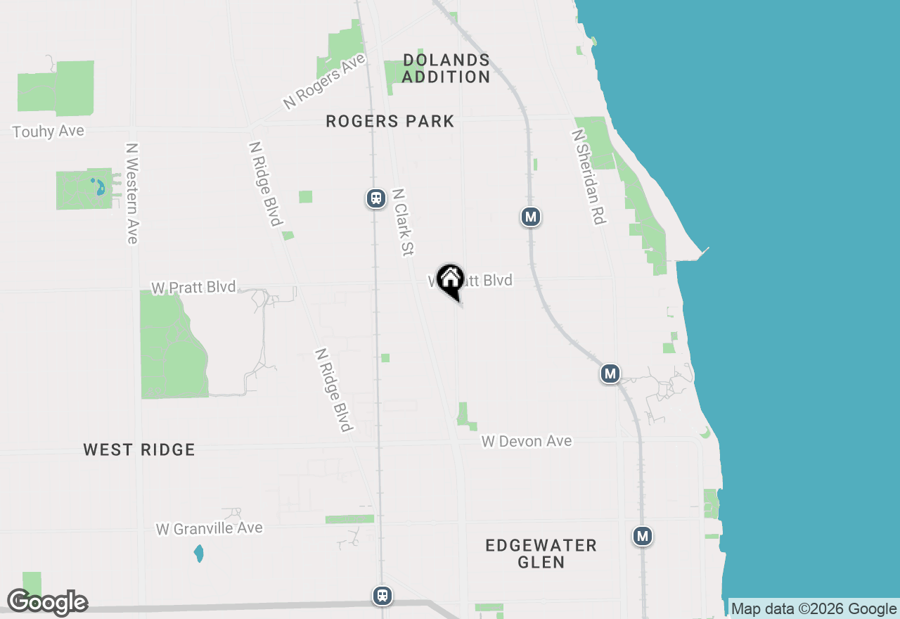 Map of 6714 N Ashland Avenue, Chicago, IL 60626