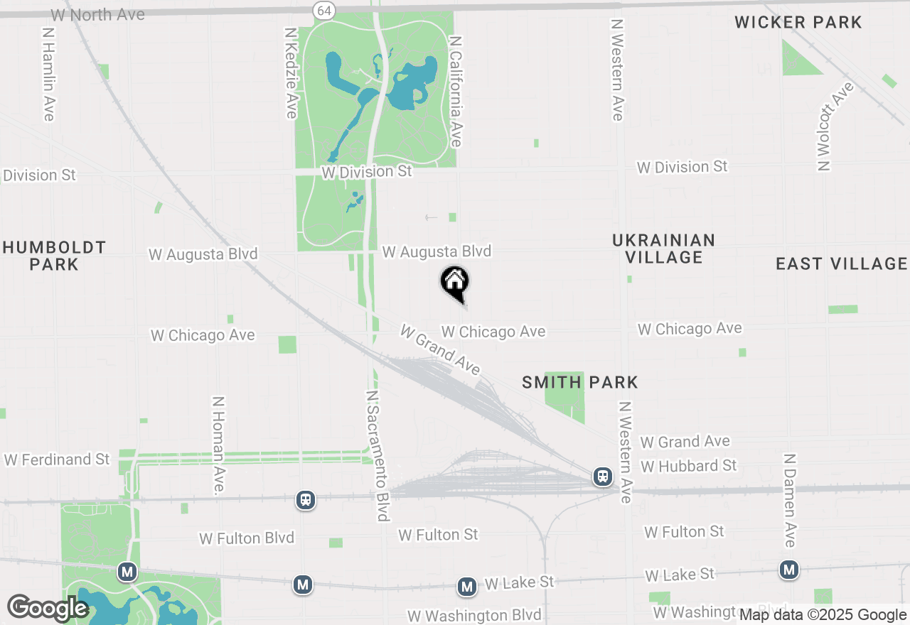 Map of 828 N California Avenue #3, Chicago, IL 60622