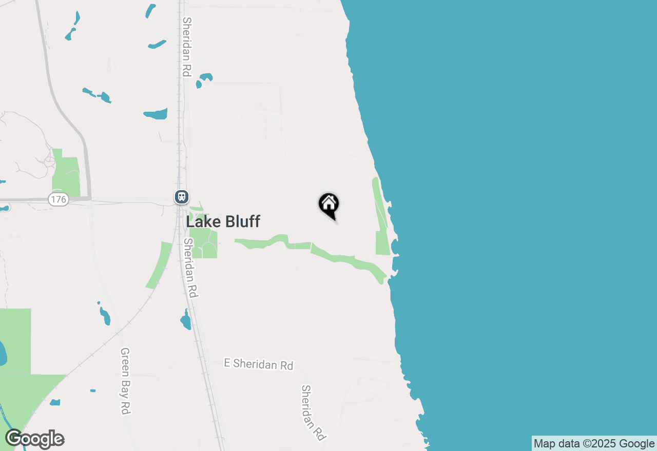 Map of 530 E Prospect Avenue, Lake Bluff, IL 60044