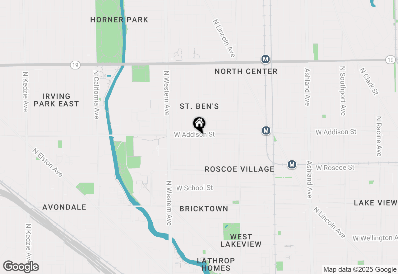 Map of 2213 W Addison Street #2, Chicago, IL 60618