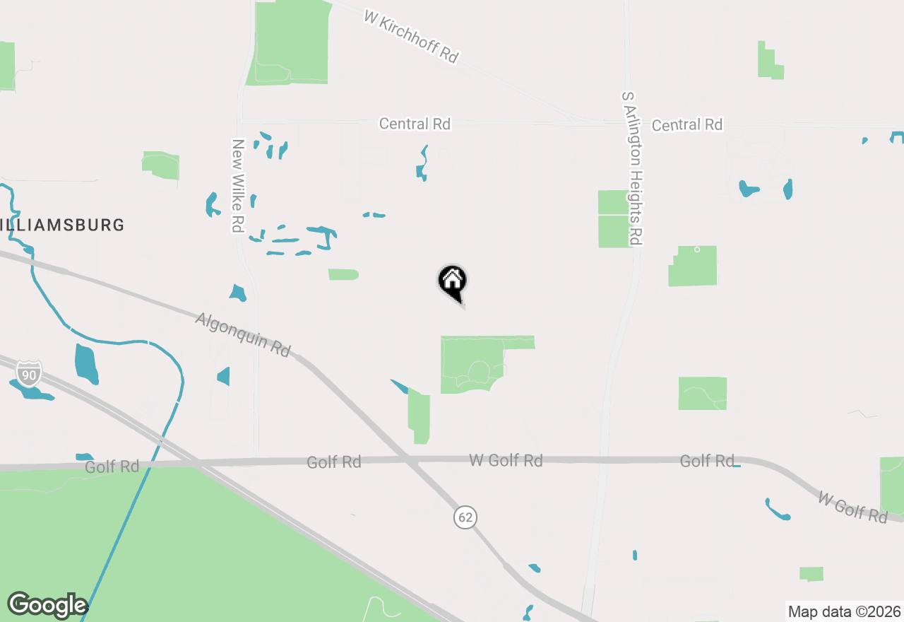 Map of 707 W Noyes Street, Arlington Heights, IL 60005