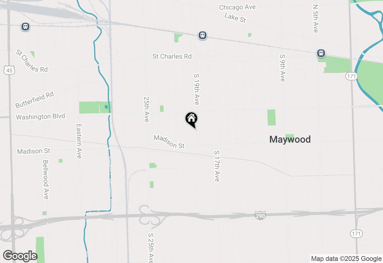 Map of 807 S 20th Avenue, Maywood, IL 60153