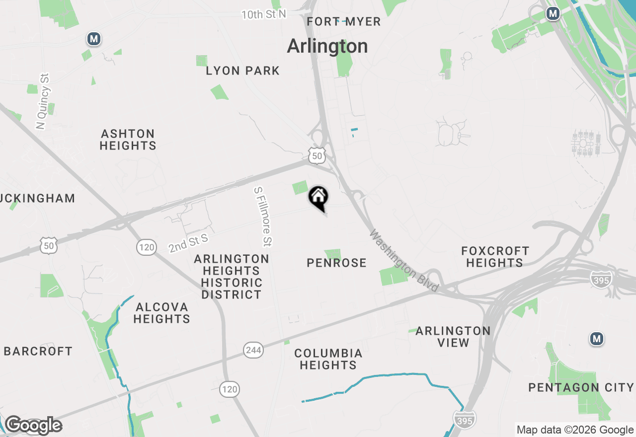 Map of 306 S Wayne Street #B, Arlington, VA 22204