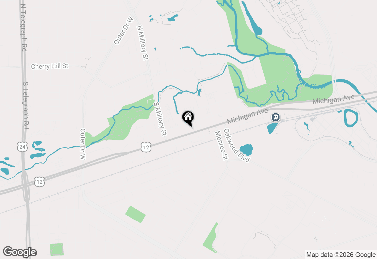 Map of 939 Howard Street, Dearborn, MI 48124