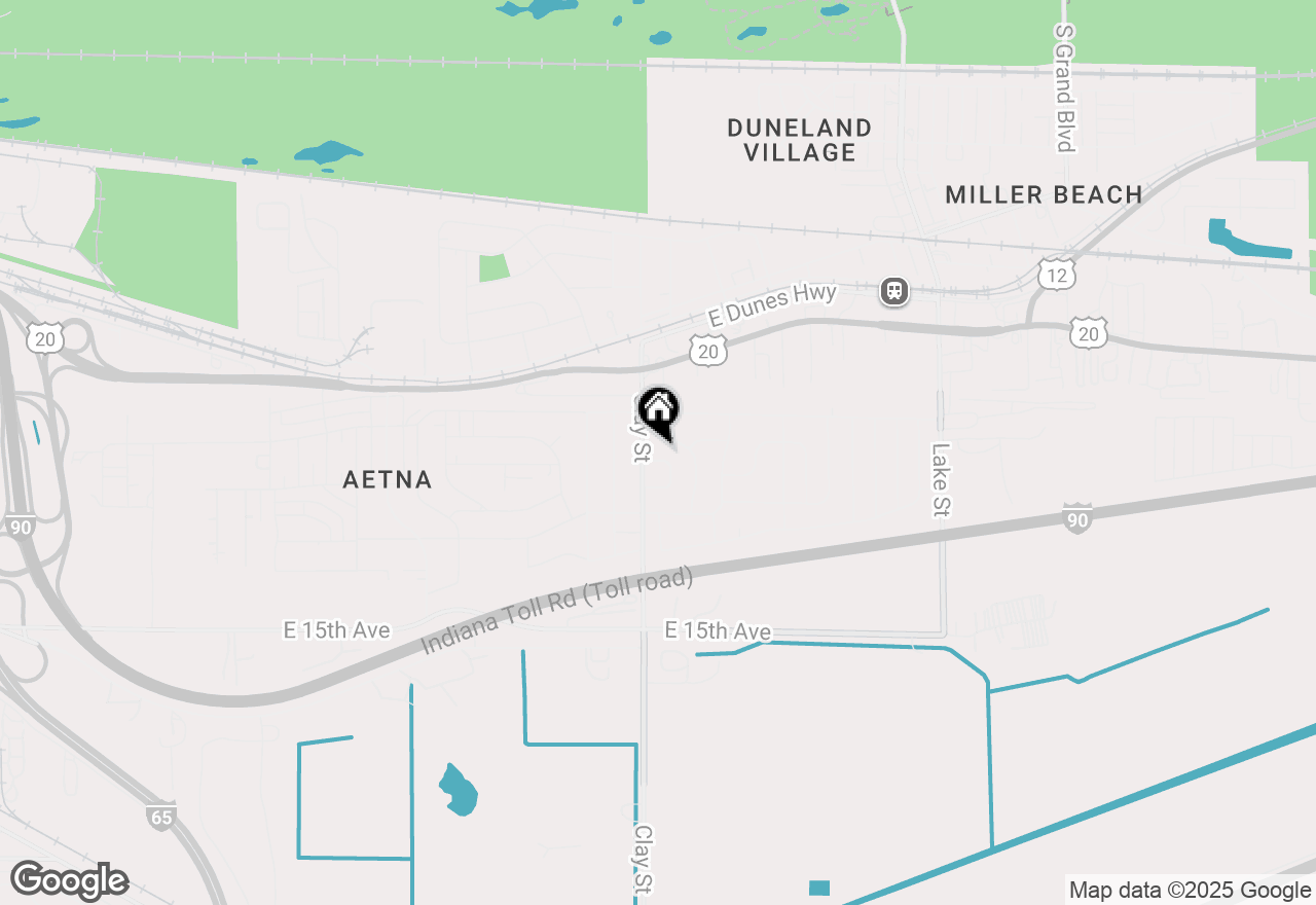 Map of 1103 Dearborn Circle, Gary, IN 46403