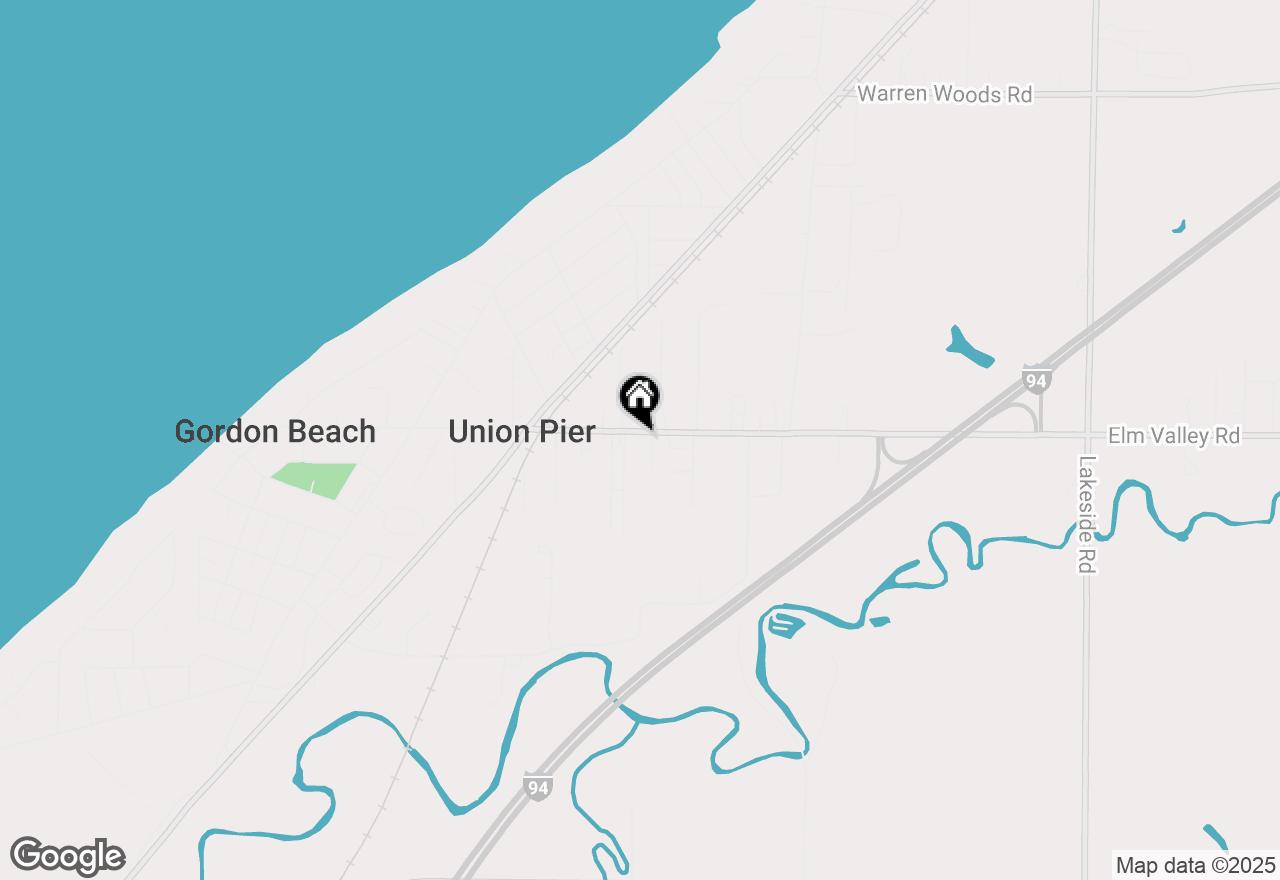 Map of 9696 Union Pier Road, Union Pier, MI 49129