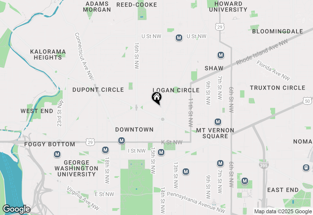 Map of 1440 N Street Nw #301, Washington, DC 20005