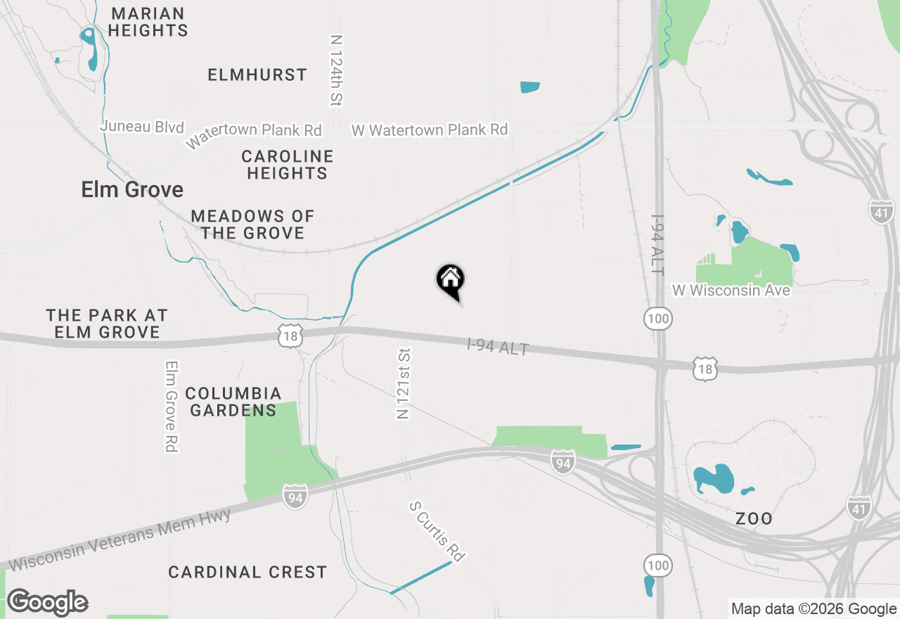 Map of 604 N 119th St, Wauwatosa, WI 53226