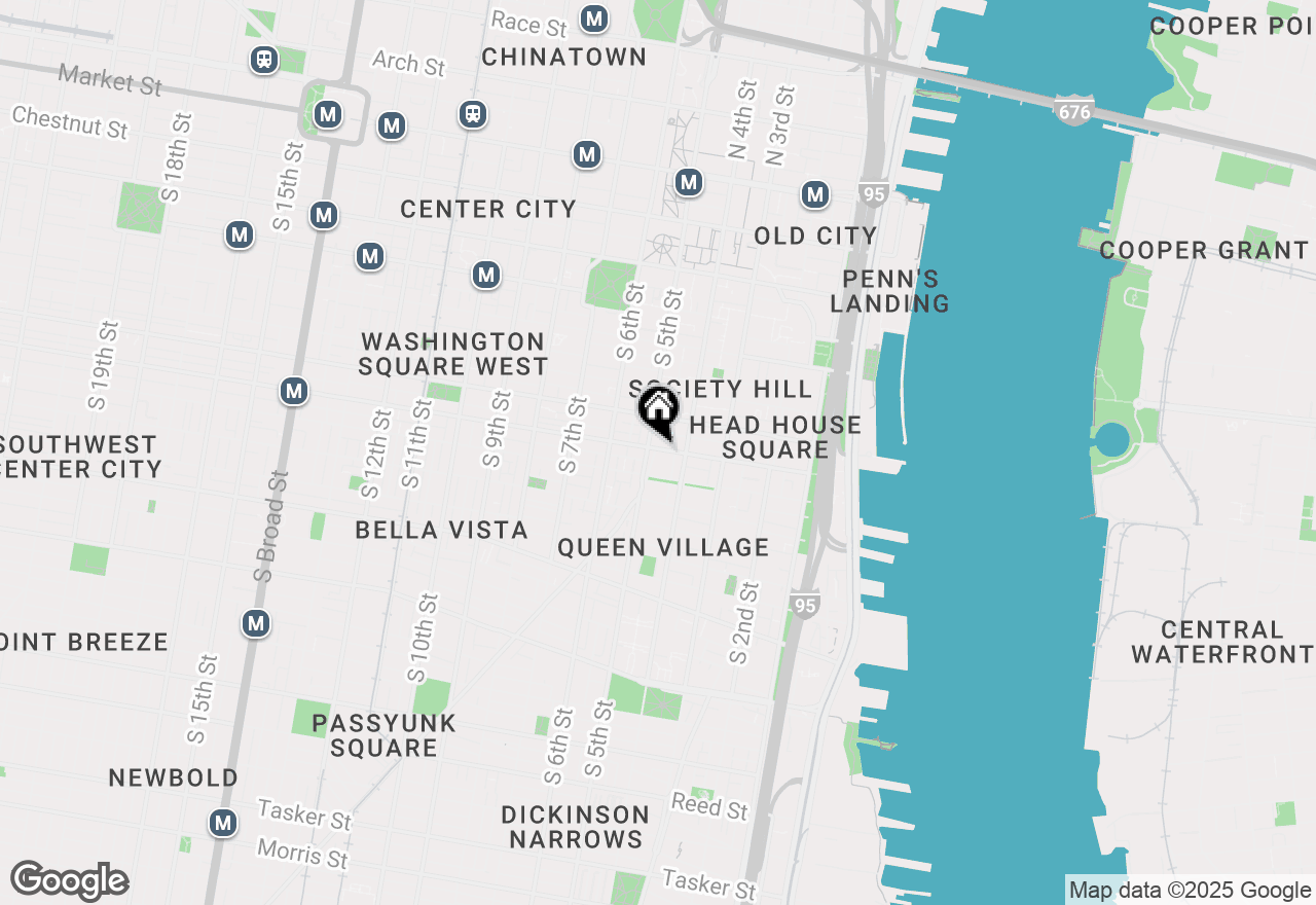 Map of 430 South Street, Philadelphia, PA 19147