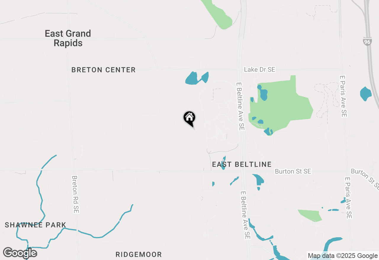 Map of 1708 Radcliff Avenue Se, Grand Rapids, MI 49506