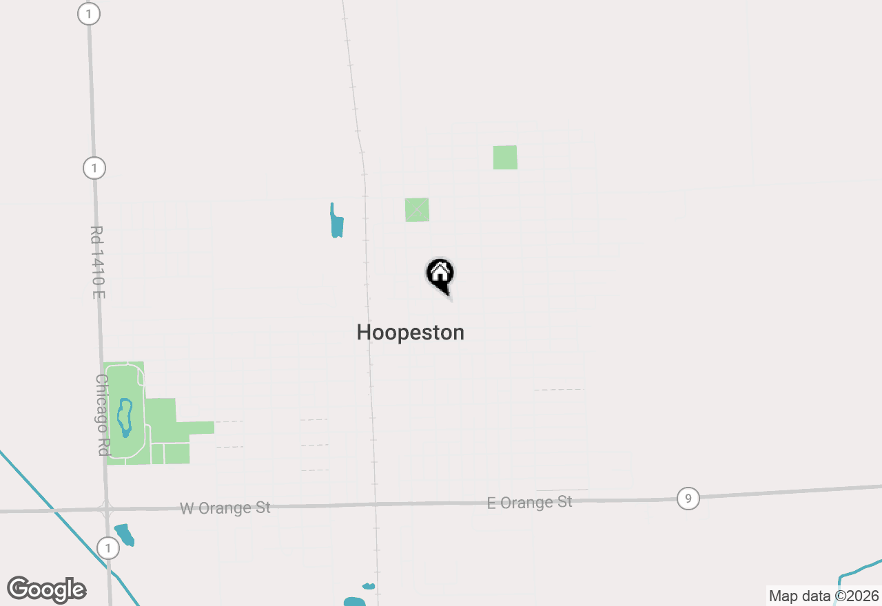 Map of 405 E Seminary Avenue, Hoopeston, IL 60942