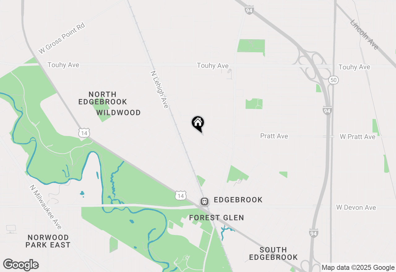 Map of 6846 N Dowagiac Avenue, Chicago, IL 60646