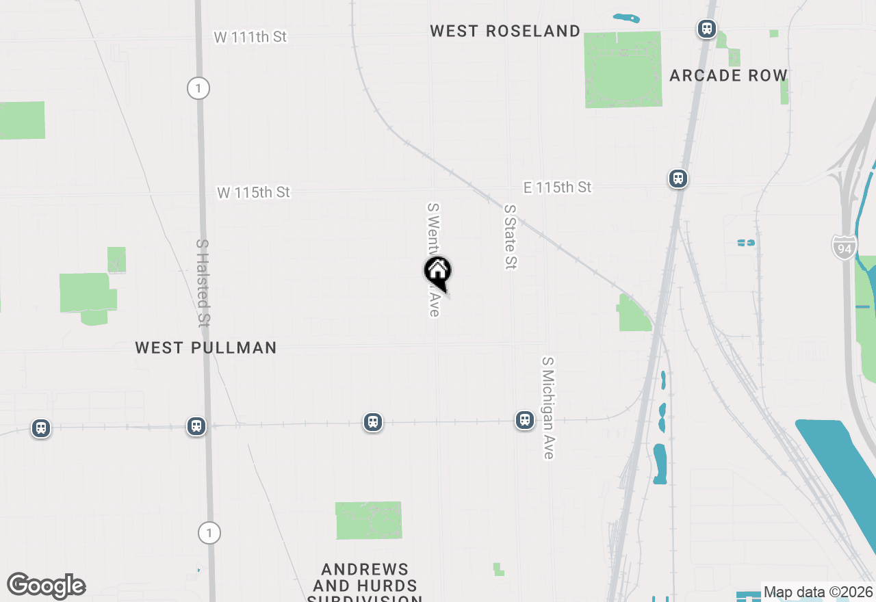 Map of 154 W 118th Street #2, Chicago, IL 60628