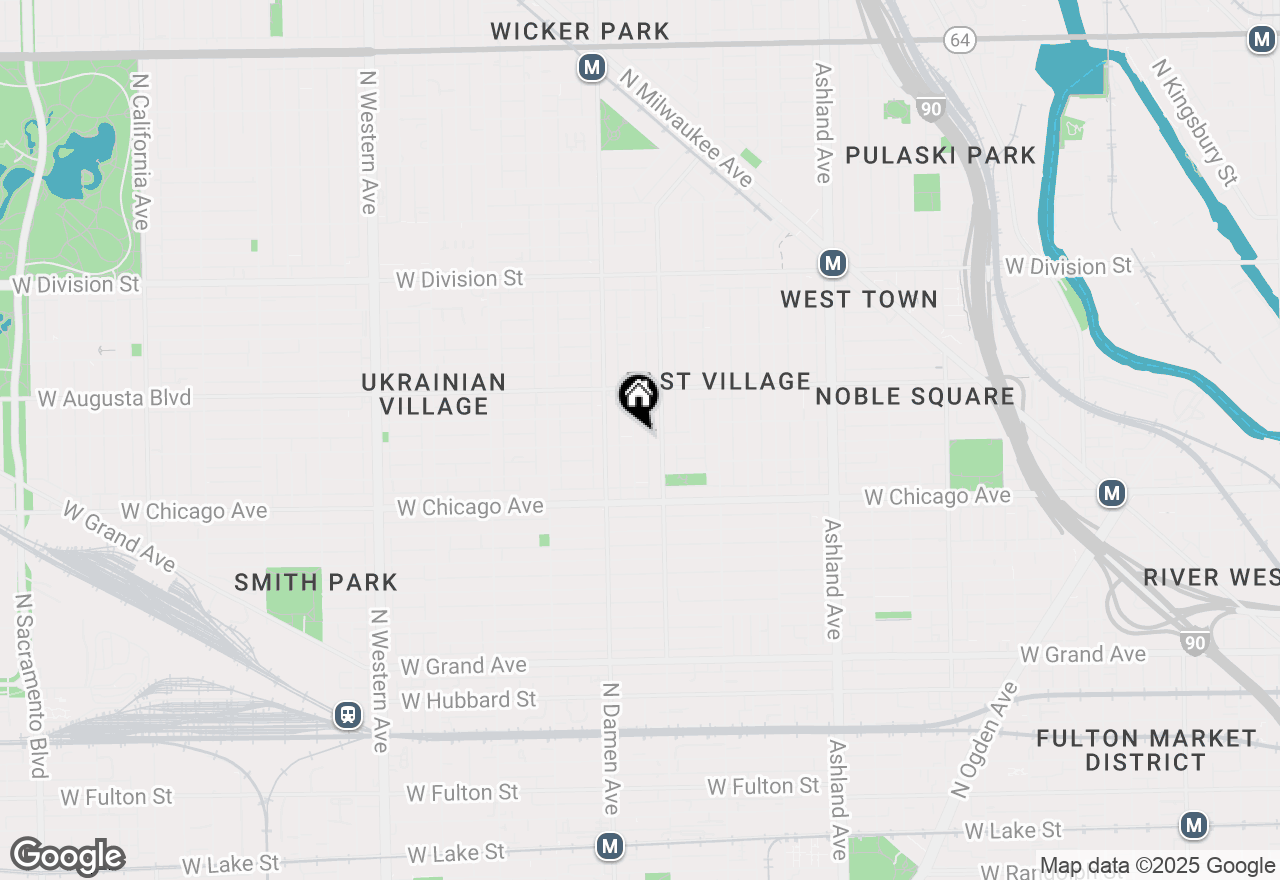 Map of 903-907 N Winchester Avenue, Chicago, IL 60622