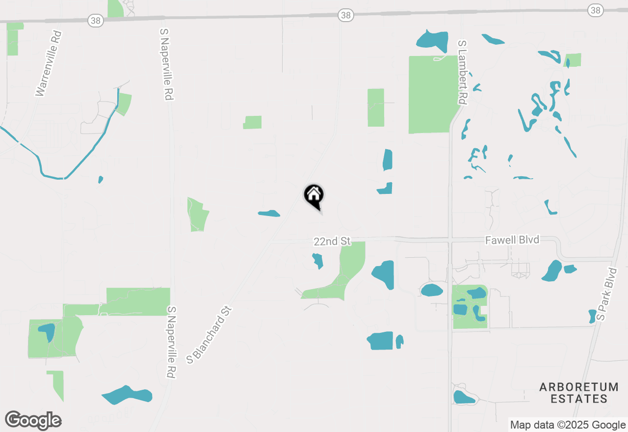 Map of 1168 Hertford Court, Wheaton, IL 60189