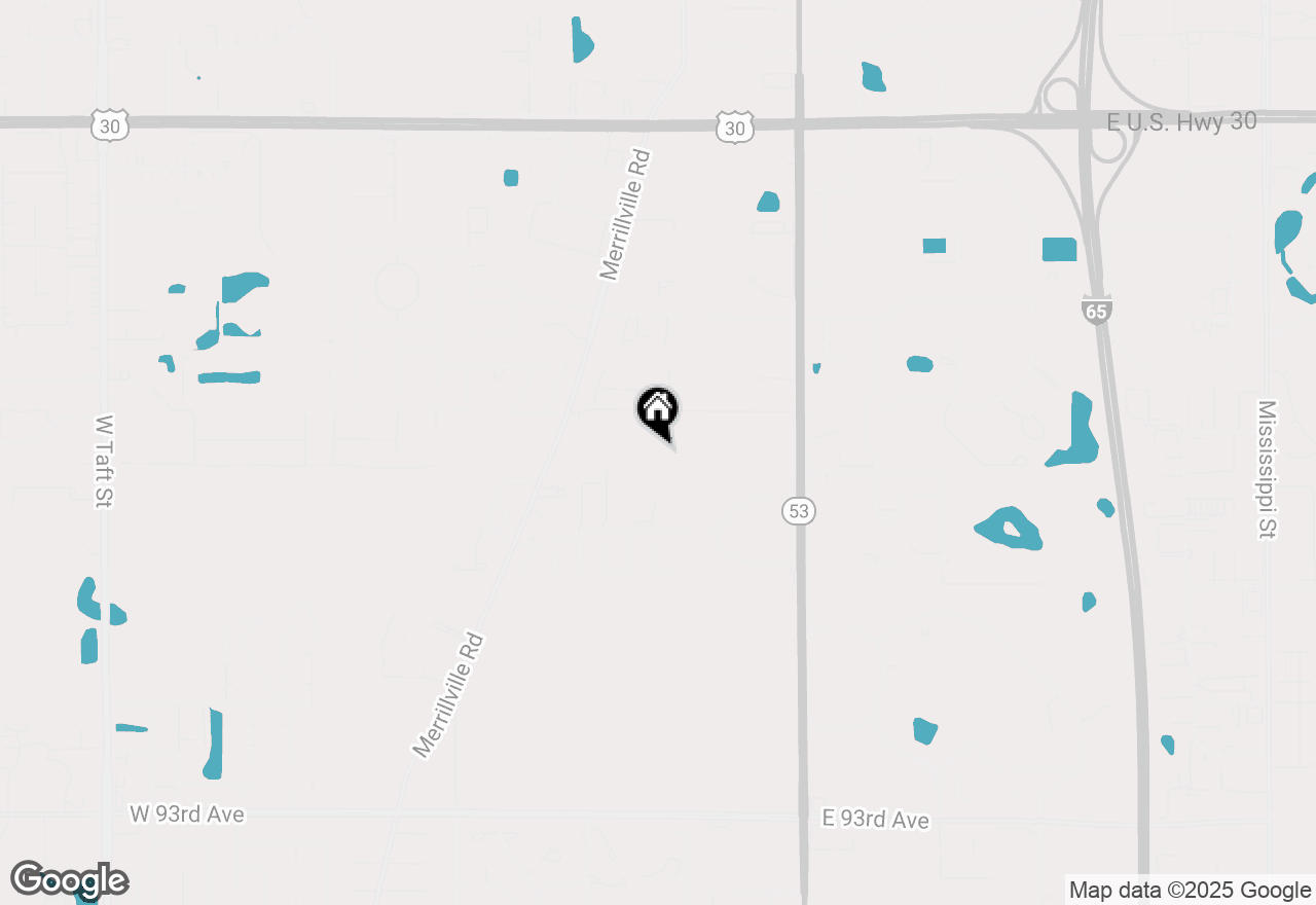 Map of 8652 Madison Street, Merrillville, IN 46410