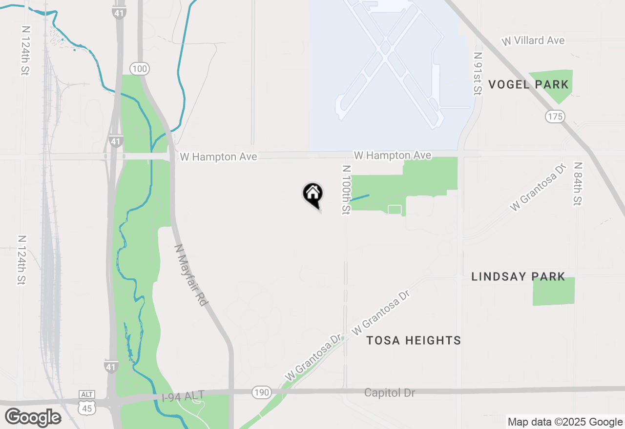 Map of 4578 N 103rd St, Wauwatosa, WI 53225