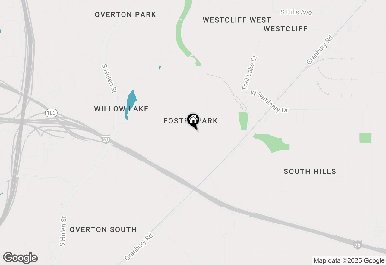 Map of 4058 Glenavon Court, Fort Worth, TX 76109