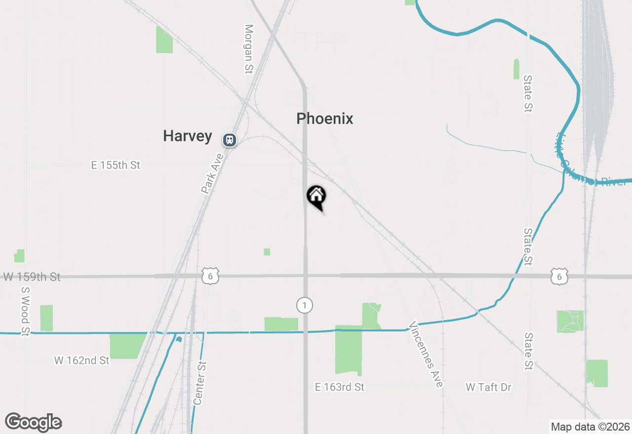 Map of 15644 Emerald Avenue, Harvey, IL 60426