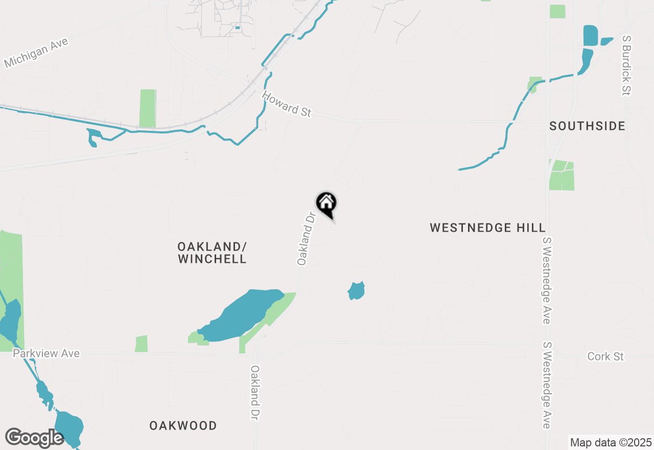 Map of 1706 Dover Road, Kalamazoo, MI 49008