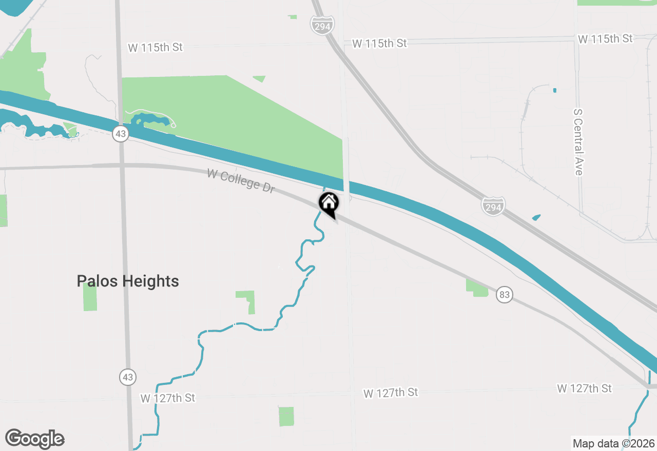 Map of 27 Sorrento Drive, Palos Heights, IL 60463