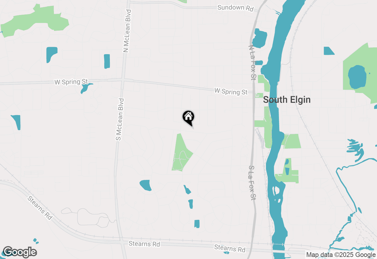 Map of 784 Medford Drive, South Elgin, IL 60177