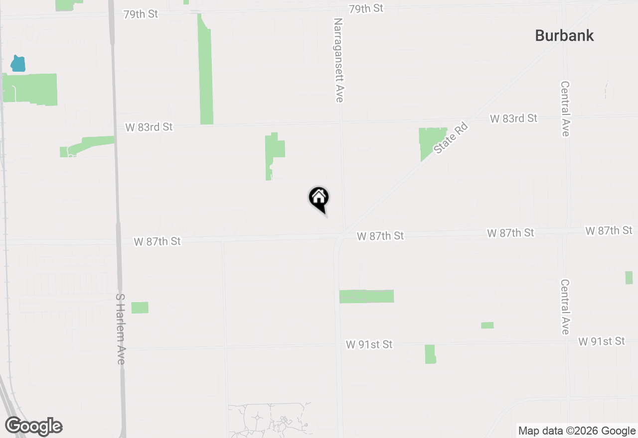 Map of (Address confidential), Burbank, Illinois 60459