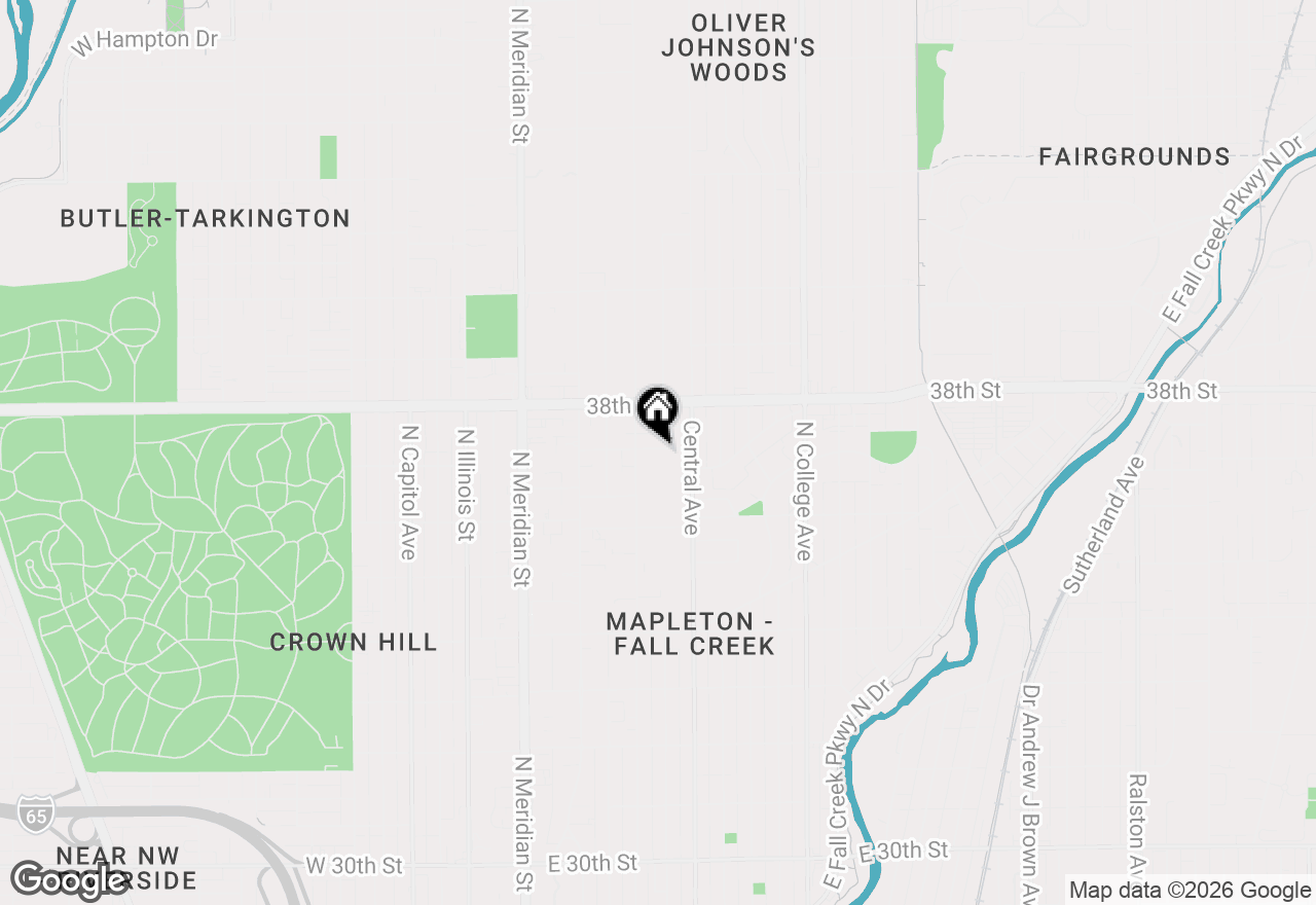 Map of 325 E 37th Street, Indianapolis, IN 46205