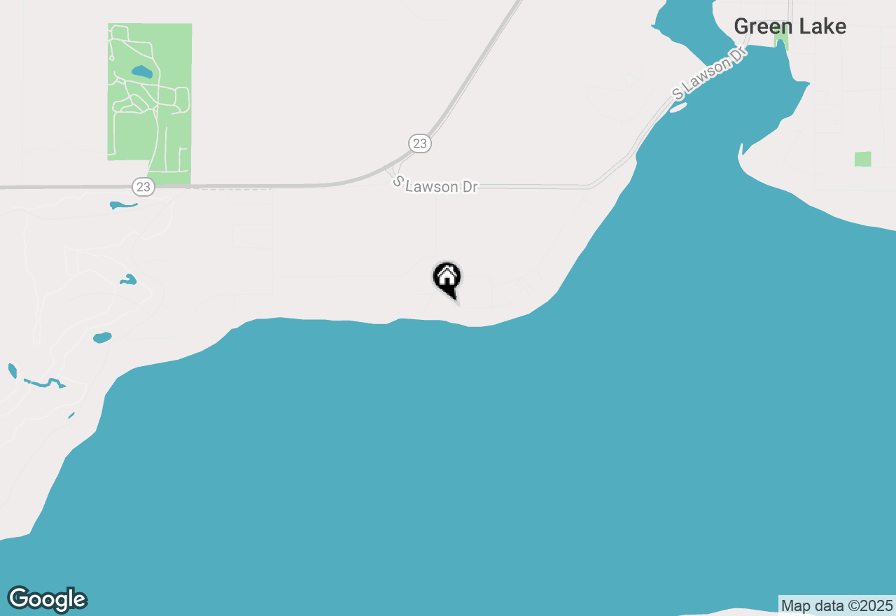 Map of W1971 Belle Mapps Court, Green Lake, WI 54941