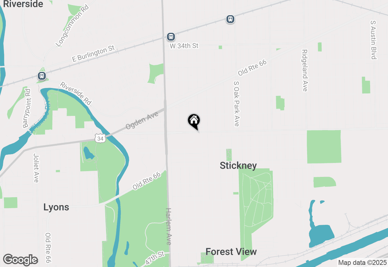 Map of 7030 W Pershing Road, Berwyn, IL 60402