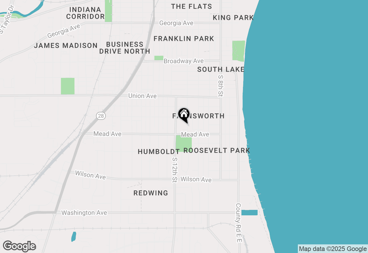 Map of 2404 S 11th St #2404A, Sheboygan, WI 53081