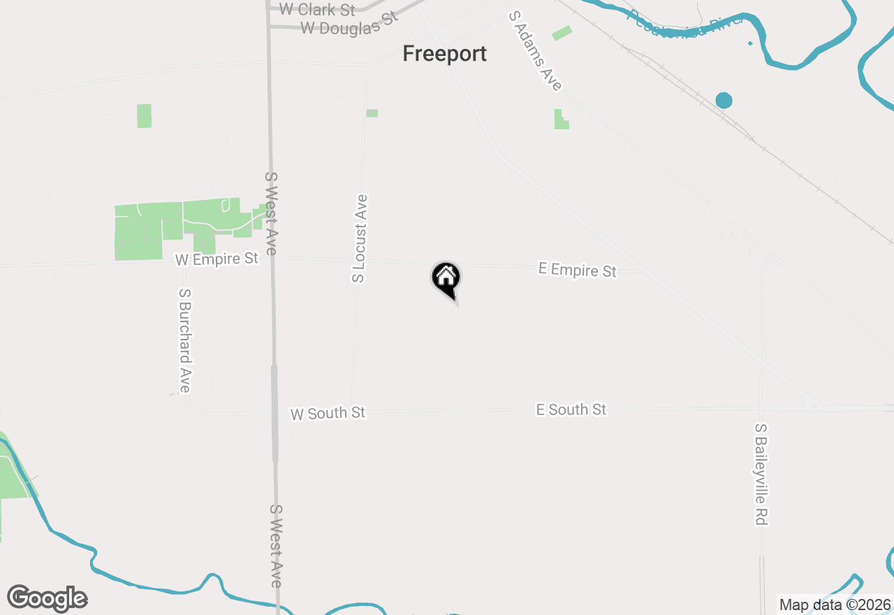 Map of 1415 S Walnut Avenue, Freeport, IL 61032