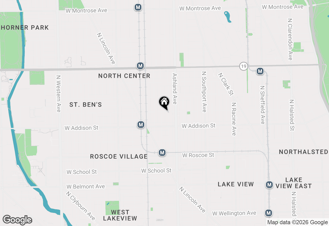 Map of 1649 W Waveland Avenue, Chicago, IL 60613