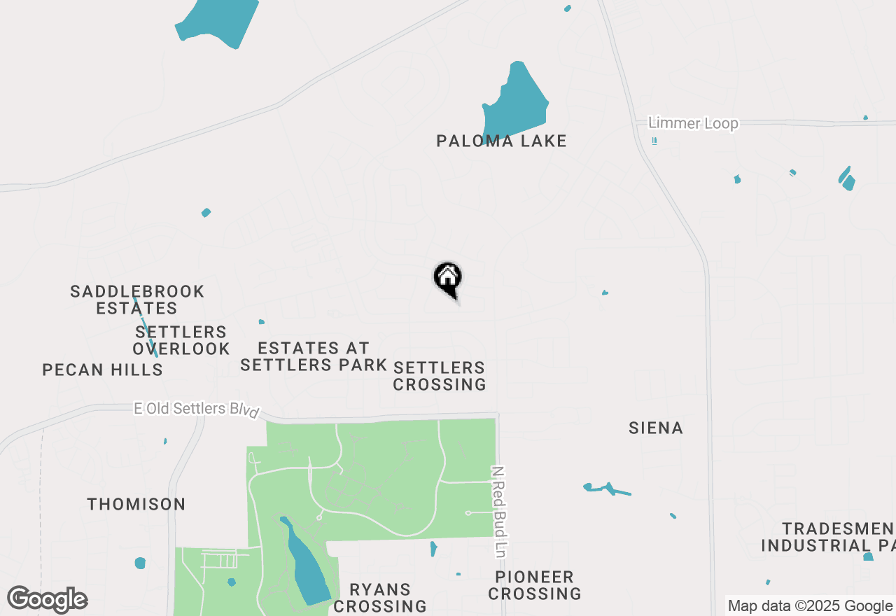 Map of 2491 Santa Barbara Loop, Round Rock, TX 78665