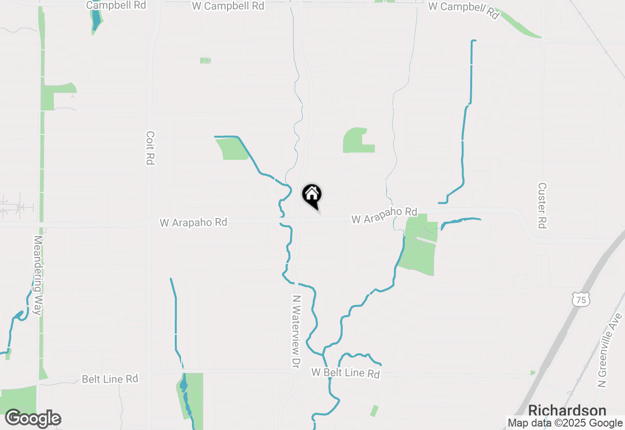 Map of 919 Wedgewood Way, Richardson, TX 75080