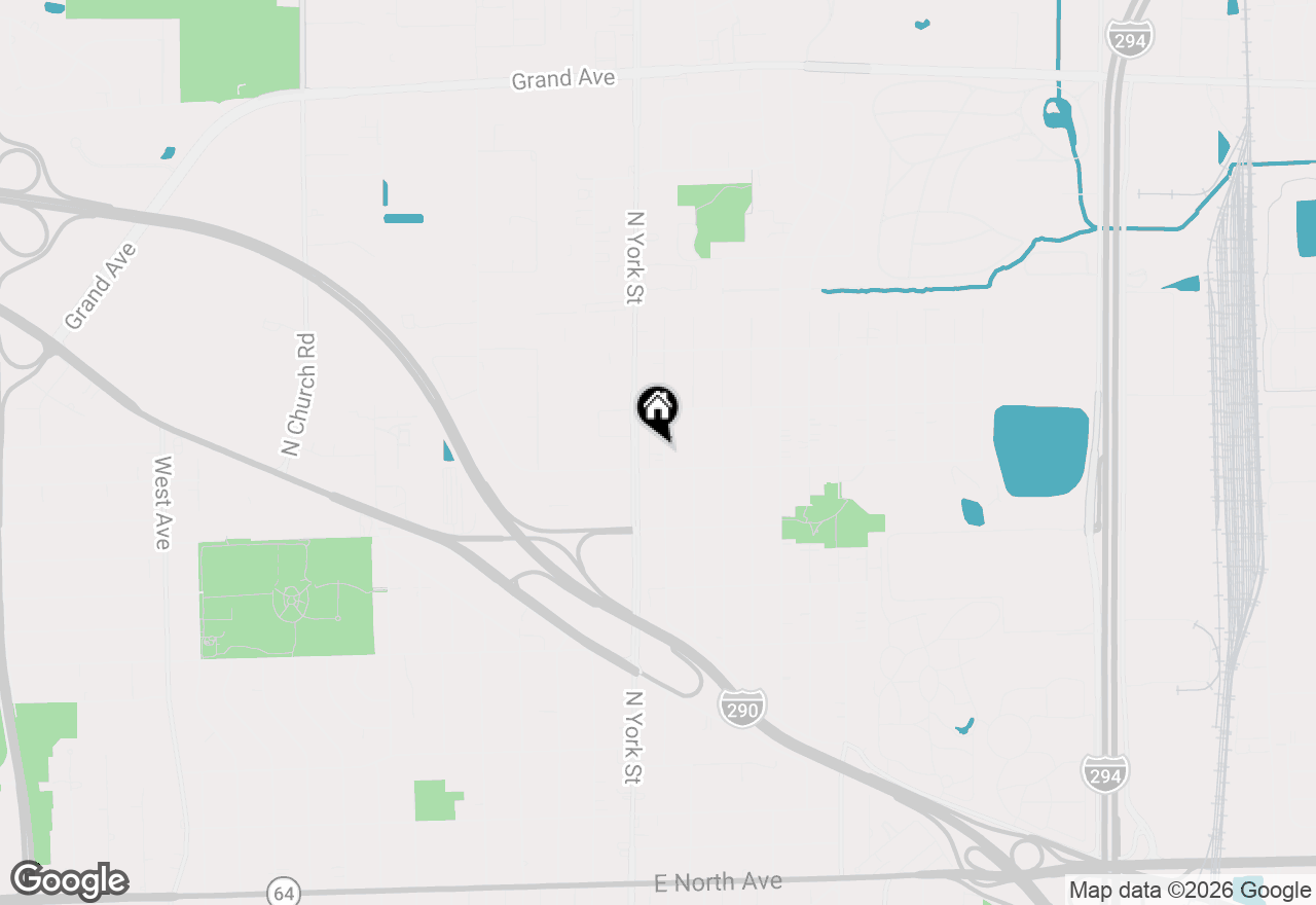 Map of 690 N Michigan Street, Elmhurst, IL 60126