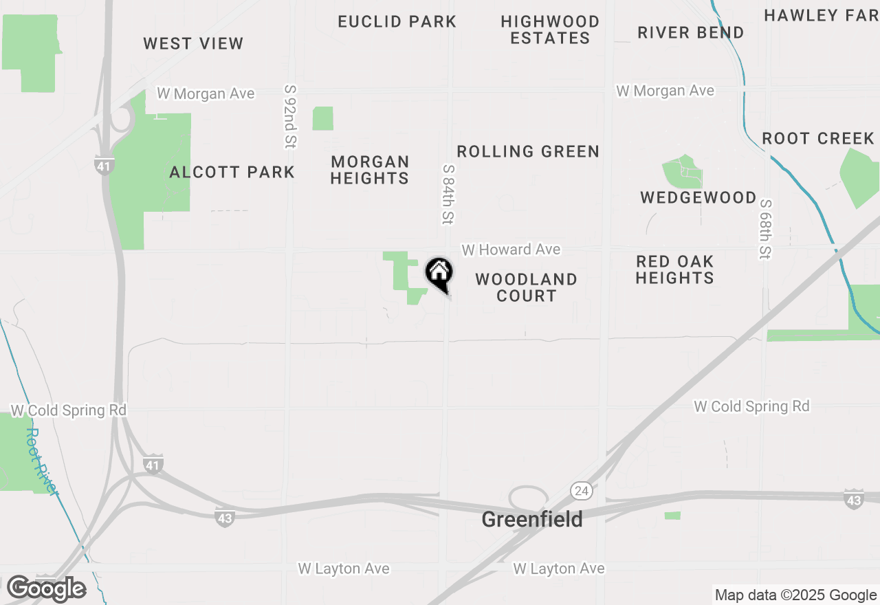 Map of 4015 S 84th St #8, Greenfield, WI 53228