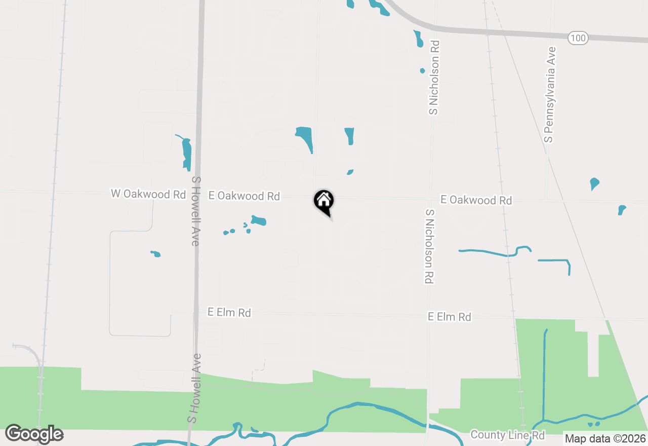 Map of 10393 S Katie Dr, Oak Creek, WI 53154