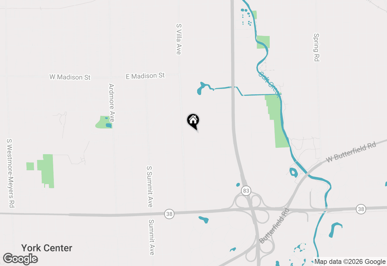 Map of 1054 S Oakland Avenue, Villa Park, IL 60181