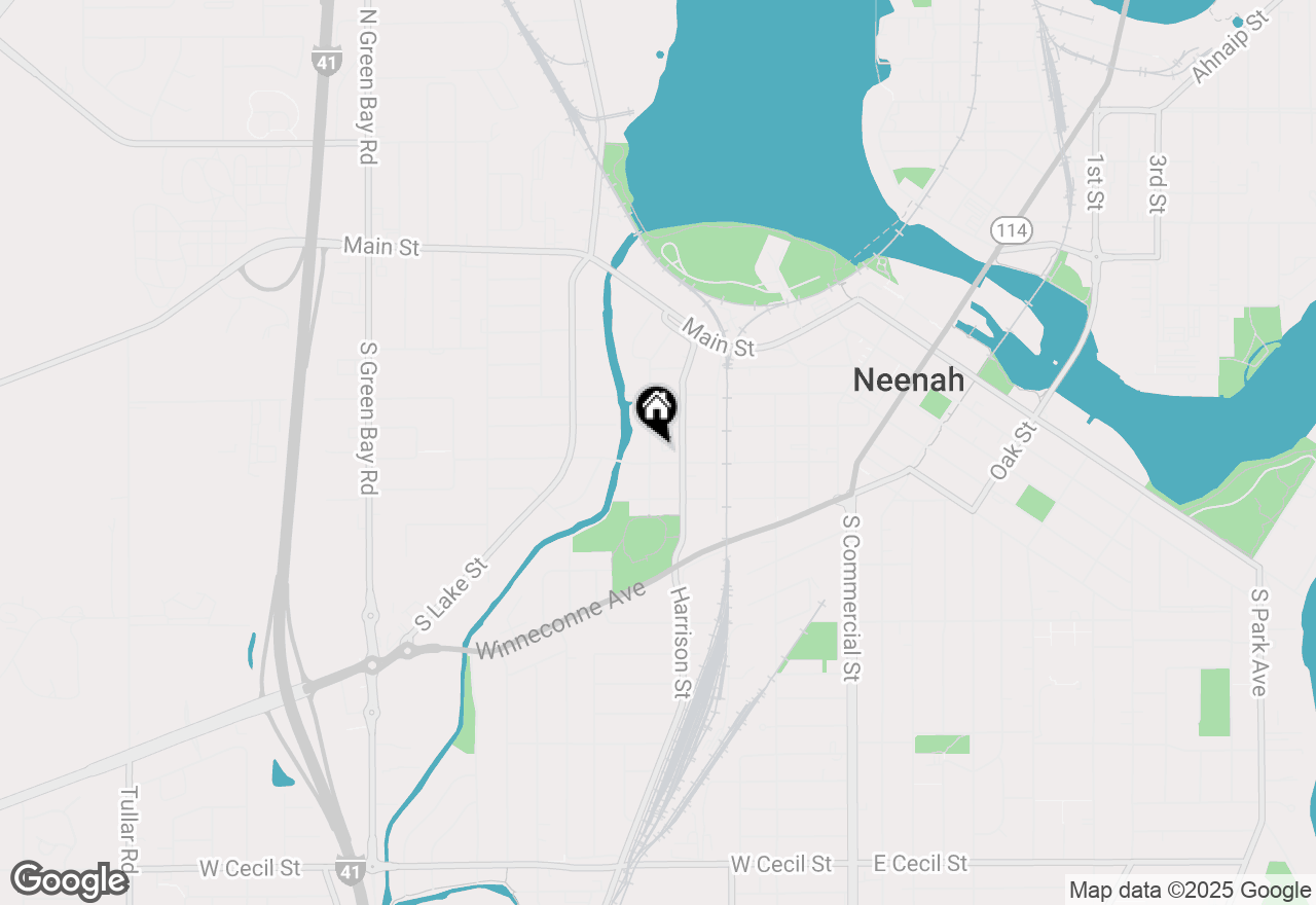 Map of 414 Van St #18, Neenah, WI 54956