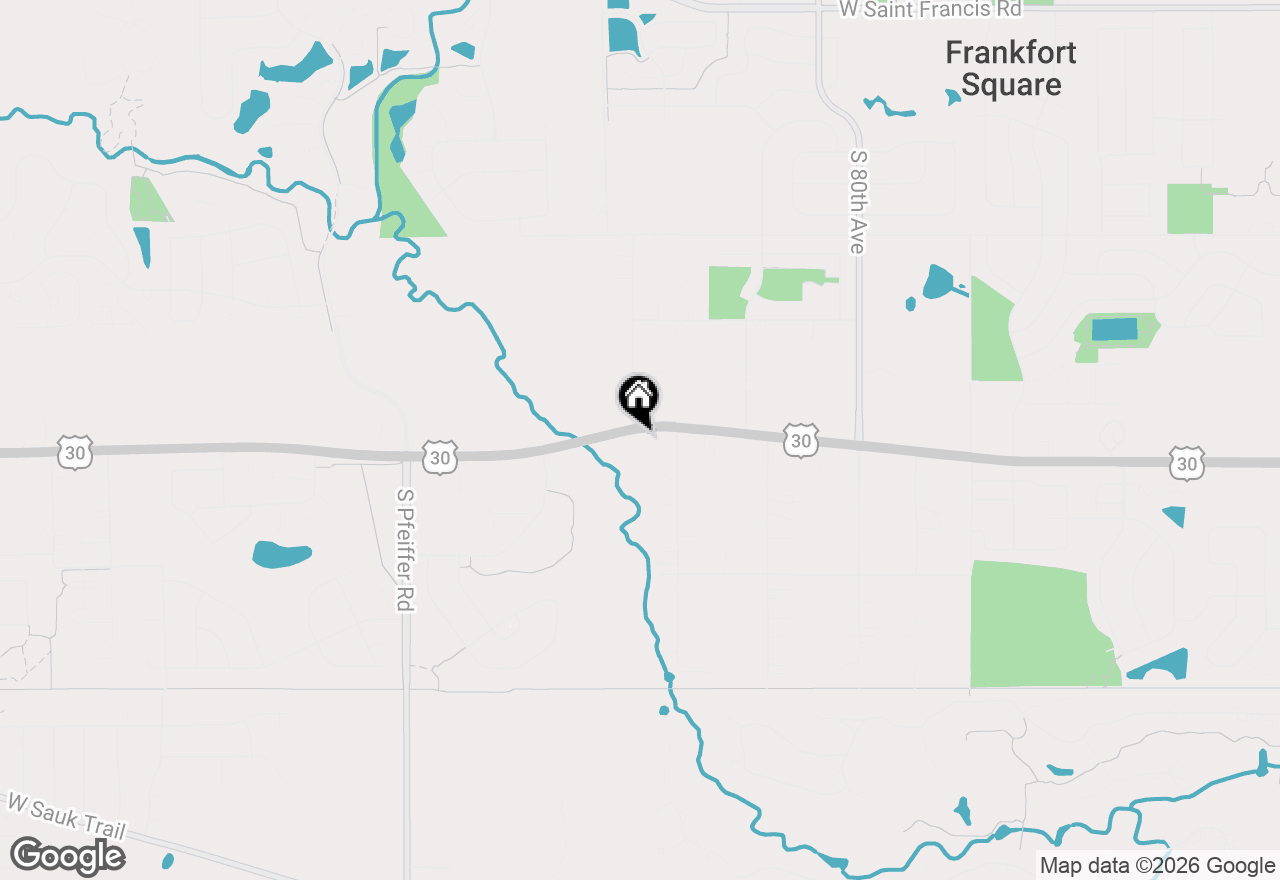 Map of 8365 W Lincoln Highway, Frankfort, IL 60423