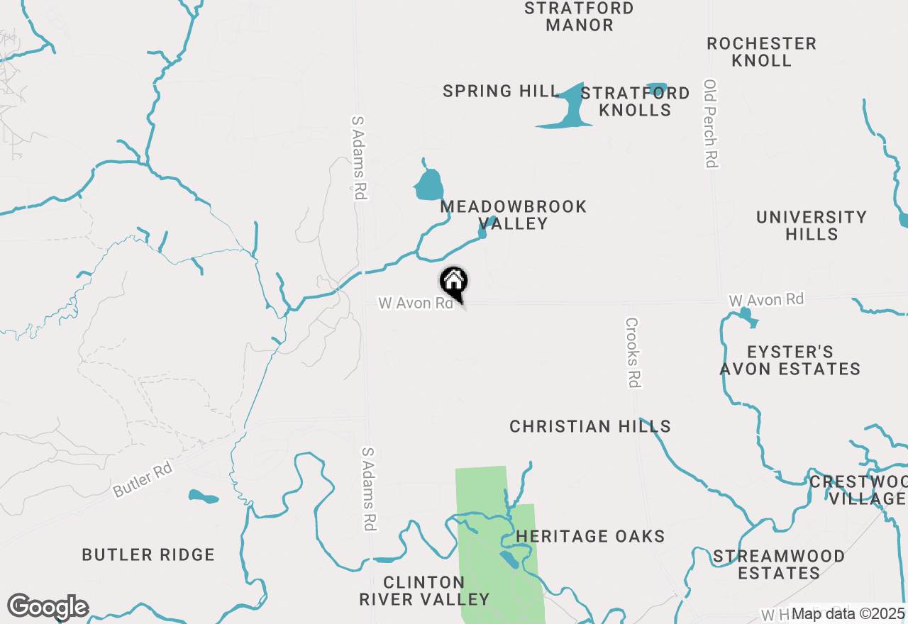 Map of 2763 W Avon Road, Rochester Hills, MI 48309