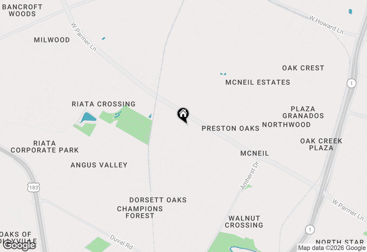 Map of (Address confidential), Austin, Texas 78727