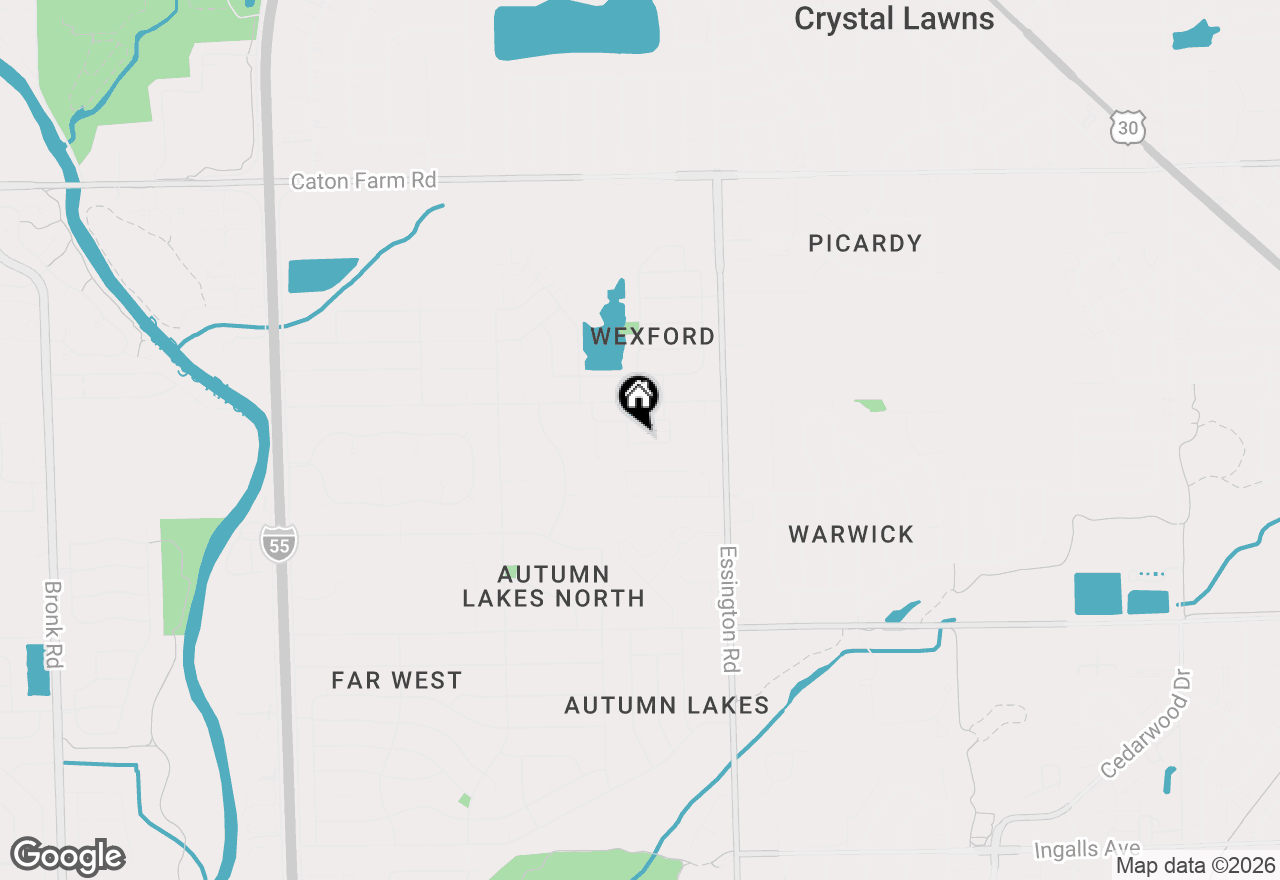 Map of 1909 Timbers Edge Circle, Joliet, IL 60431