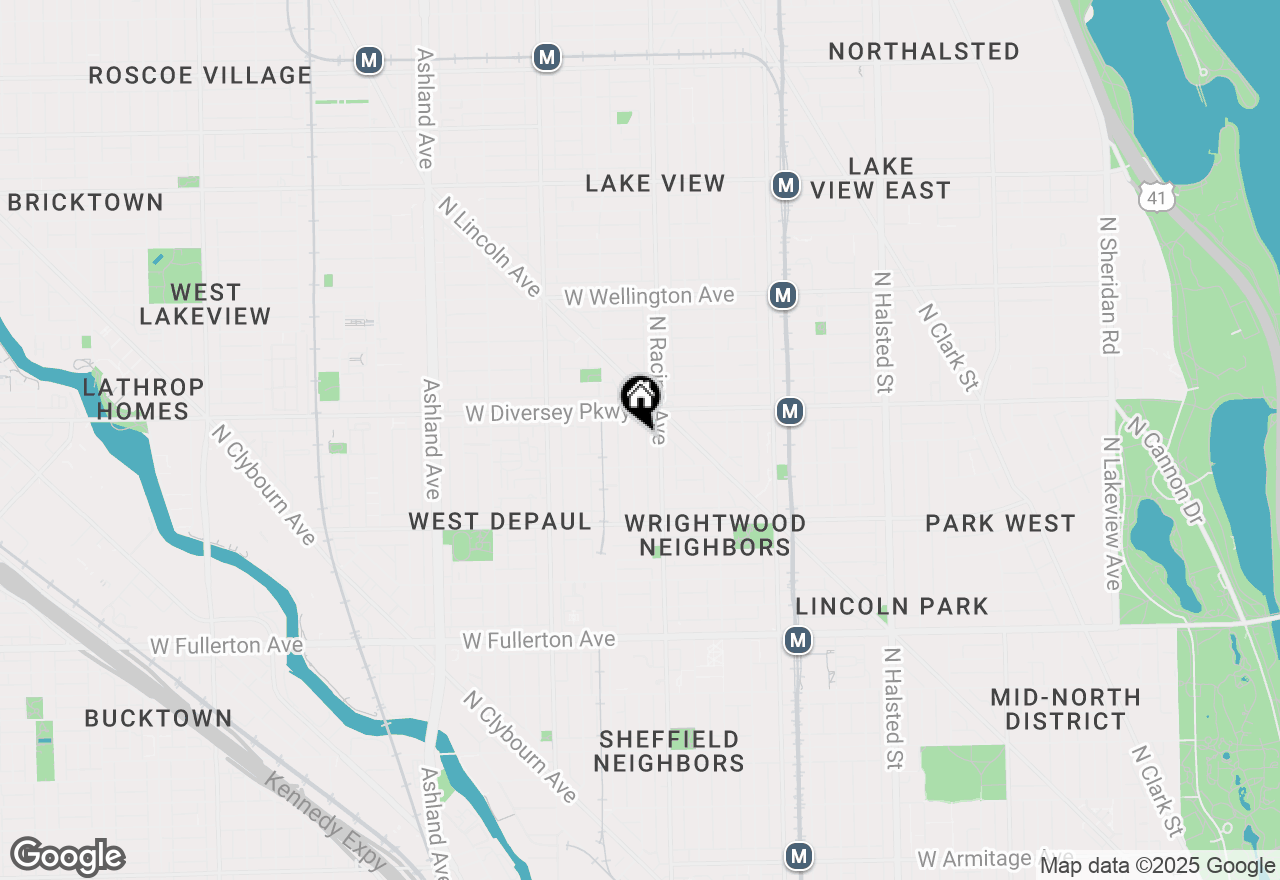 Map of 2729 N Magnolia, Chicago, IL 60614